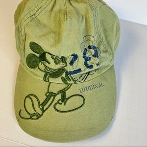 Disney Mickey Mouse Army Green Baseball hat